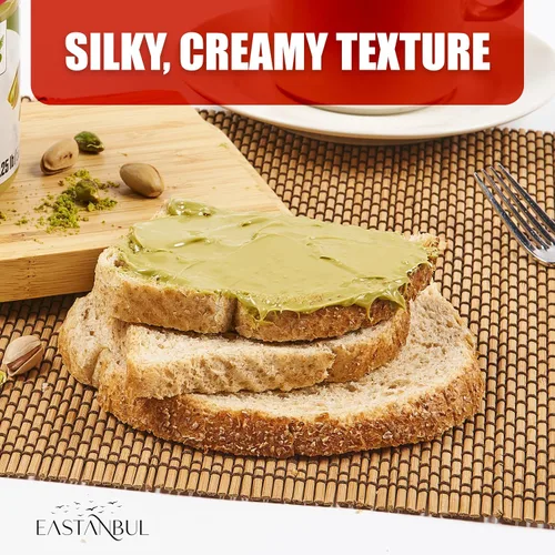 Miniatura 5 de Eastanbul Crema de pistacho, 1.25 libras, mantequilla de pistacho, crema turca para untar, kit de barra de chocolate Dubai, pasta perfecta