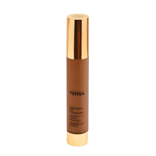 Miniatura 5 de YENSA Base de maquillaje de suero – Base de cobertura completa súper sedosa enriquecida con péptidos, vitamina C y ácido ferúlico para ayudar a