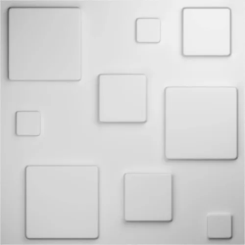 Miniatura 34 de Ekena Millwork Devon EnduraWall 19 5/8 pulgadas de ancho x 19 5/8 pulgadas de alto, panel decorativo de pared 3D, beige ahumado