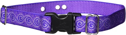 Miniatura 2 de LupinePet Originals Jelly Roll - Correa para collar de contención de 1 pulgada y 16 a 24 pulgadas para perros medianos y grandes