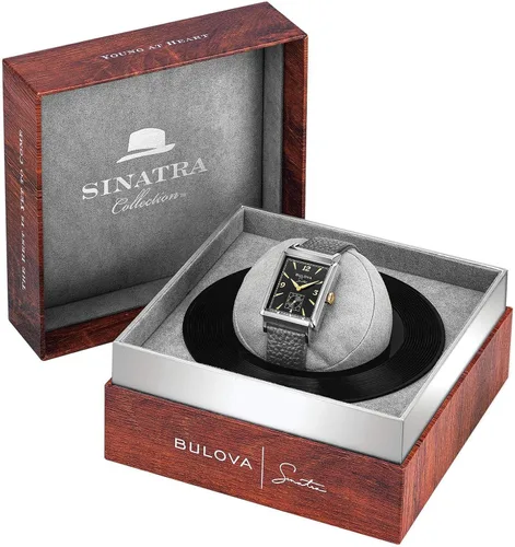 Miniatura 5 de Bulova Frank Sinatra My Way - Reloj con correa de cuero para hombre