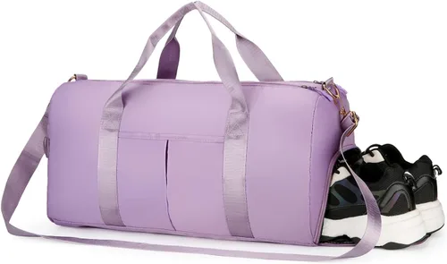 Eirsdoik - Bolsa de deporte para gimnasio, bolsa de gimnasio deportiva para hombres y mujeres, bolsa de viaje con bolsillo húmedo y compartimento