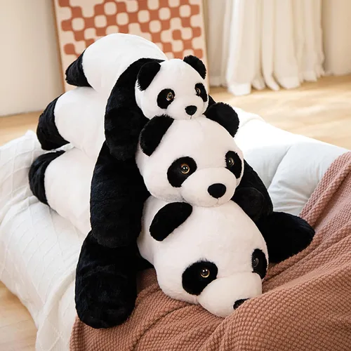Miniatura 6 de Animales de peluche con peso, peluche de panda, lindo panda con peso, animales de peluche, regalo para niños y adultos, 15 pulgadas