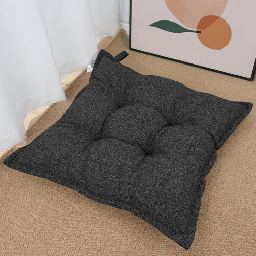 SINSOSSO - Almohada de suelo grande de 22 pulgadas, cojín cuadrado antideslizante de espuma viscoelástica gruesa para soporte de espalda de oficina,