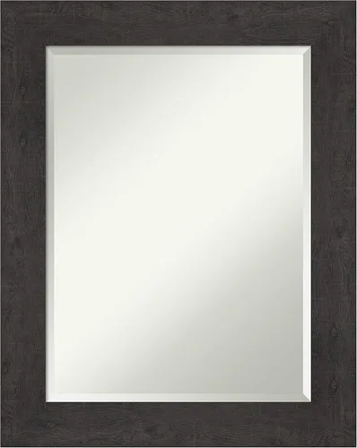 Miniatura 8 de Amanti Art - Espejo con marco para el tocador o para montar en la pared del baño, medidas en pulgadas Grano de café marrón
