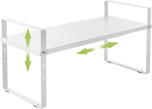 Miniatura 13 de Across-Star - Organizador de estante de gabinete expandible, estantes de almacenamiento de mostrador de cocina apilables, estante de despensa