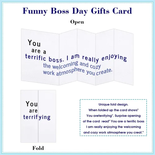 Miniatura 2 de WhatSign Divertida tarjeta del día del jefe para mujeres y hombres, tarjetas de regalo para el día de los jefes nacionales para hombres, mujeres