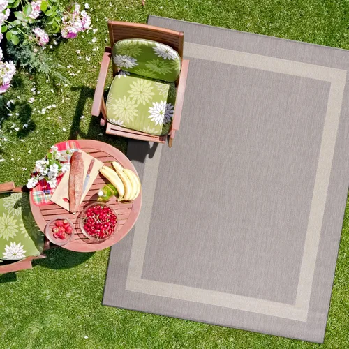 CAMILSON Alfombra de exterior moderna de 8 x 10 pies, para patios, porches, impermeable, duradera, lavable, no se desprende, fácil de limpiar, para