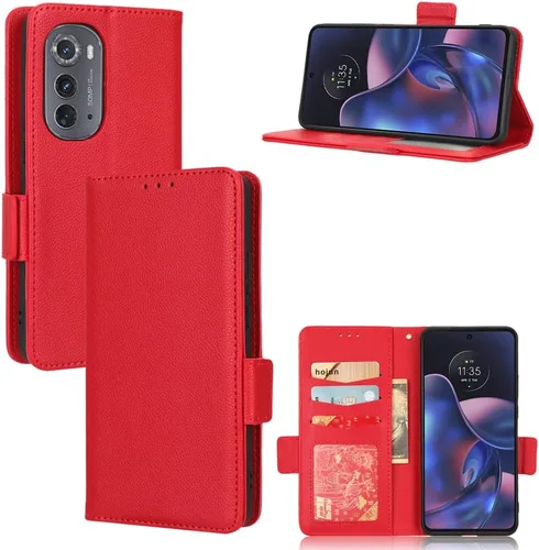Miniatura 91 de Funda de piel sintética compatible con Motorola Moto E22 4G, funda de piel sintética compatible con Motorola Moto E22i 4G, color negro