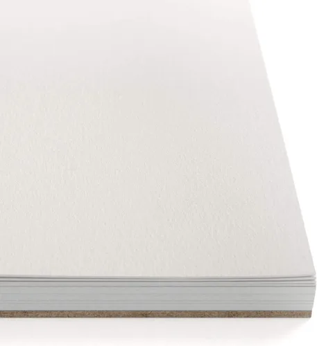 Miniatura 6 de ARTEZA Papel de acuarela, 14 hojas, almohadilla de acuarela de 9 x 12 pulgadas, 140 libras/10.58 oz/m², 100% algodón, doble cara, prensa en frío