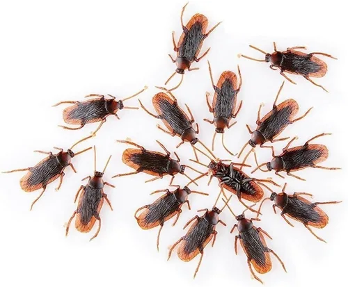 30 piezas falsas broma de cucaracha novedad chinches broma regalo divertido gusano de fiesta