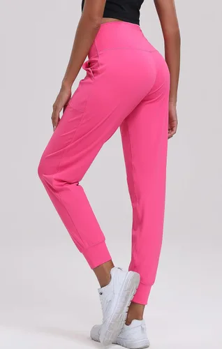 Miniatura 8 de Oalka - Pantalones deportivos para mujer, con cintura alta y bolsillos, para hacer deporte, yoga y entrenar