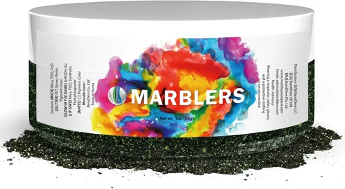 Miniatura 25 de MARBLERS - Polvo de mica de grado cosmético, nacarado, no tóxico, vegano, libre de crueldad, sombra de ojos, esmalte de uñas, arte de uñas, [Gris]