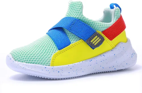 SKYWHEEL Tenis deportivos para niños y niñas, talla 5-12, ligeros, transpirables, para correr, caminar, tenis atléticos para niños pequeños