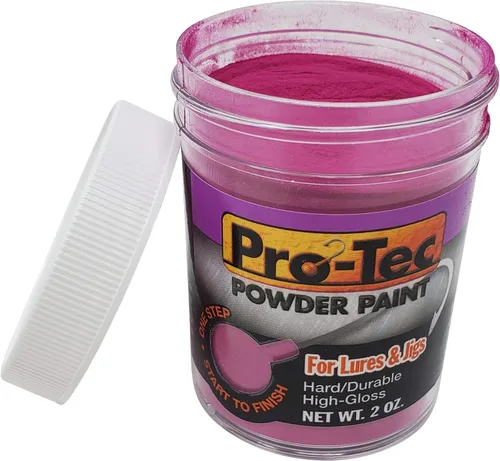 Miniatura 7 de Pro-Tec Pintura en Polvo para Jigs y Señuelos, Pintura para Señuelos de Pesca de Cabeza de Jig Resplandor verde brillante