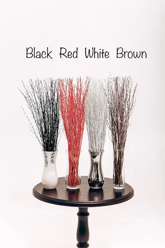 Miniatura 6 de ECOVENIK 25 piezas – Ramas – 28.7 in, ramitas de abedul natural, paquete de 20-25 tallos, largo para jarrones de suelo, (color marrón natural)