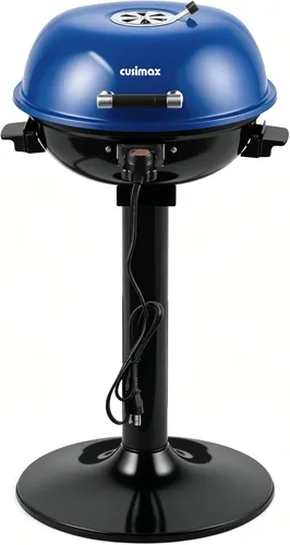 Miniatura 10 de Parrilla eléctrica, CUSIMAX - Parrilla eléctrica para interiores y exteriores de 1600W portátil con tapa para uso en interiores y exteriores, calor