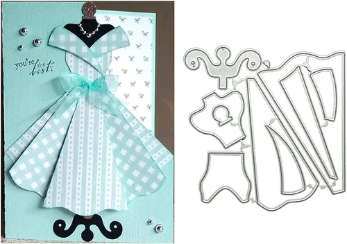 Troqueles de metal para vestir, troqueles de corte para hacer tarjetas, troqueles de relieve para álbumes de recortes, decoración de tarjetas de