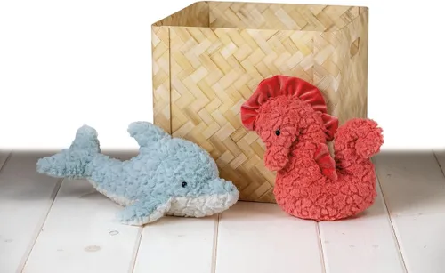 Miniatura 4 de Mary Meyer Animal de Peluche Suave Putty, 12 pulgadas, Caballito de Mar Coral