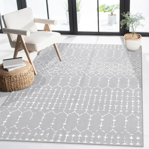 Miniatura 9 de Lahome Alfombras marroquíes para pasillos 2x8 Beige Alfombra de pasillo lavable antideslizante resistente a las manchas Alfombra de cocina