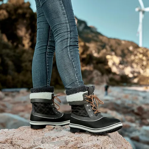 Miniatura 7 de Aleader - Botas de nieve impermeables para mujer