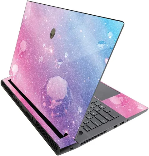 Miniatura 415 de MightySkins - Skin brillante con purpurina para Alienware M17 R3 (2020) y M17 R4 (2021) - Diversión de los años 90 Acabado duradero con purpurina