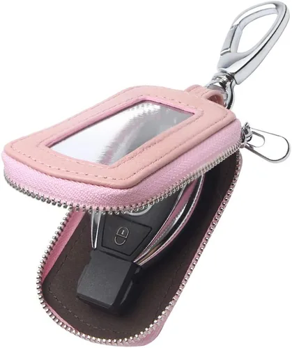 Miniatura 12 de Funda Universal Premium para Llavero de Coche de Cuero Genuino Portador de Llavero Inteligente de Coche para Llavero Remoto