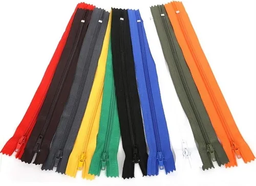Miniatura 10 de Cierre de tela, 10 unidades de 7.9 in de longitud, cremalleras de bobina de nailon a medida para coser ropa, decoración artesanal, accesorios