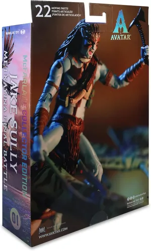 Miniatura 13 de McFarlane Toys - Avatar: Fuego y Ceniza Jake Sully (Batalla Final de Metkayina) Figura de Acción de 7 Pulgadas McFarlane Edición de Coleccionista