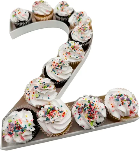 Miniatura 29 de 12" o GRANDE 16" - Cajas de número rellenables de plástico reutilizables de alta calidad para embutidos, cajas de cartas para fiesta de cumpleaños
