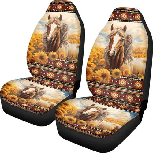 Miniatura 35 de UNICEU Juego de 2 fundas de cojín para asiento de automóvil, diseño de calavera gótica negra, lavable, accesorios interiores antideslizantes