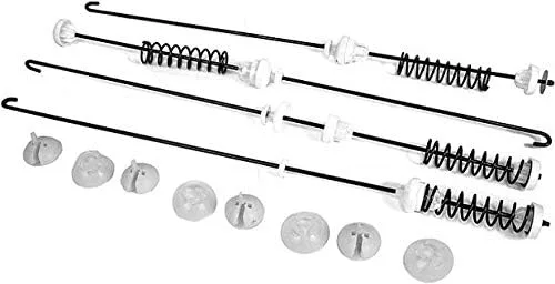 Varillas de suspensión compatibles para lavadora Whirlpool 2DWTW4800YQ1 Whirlpool 3LWTW4840YW0 Whirlpool 7MWTW1604DM1 Whirlpool 7MWTW1801BQ1