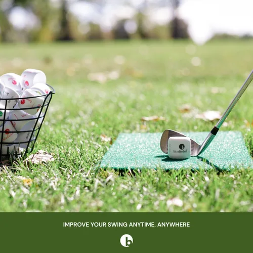 Miniatura 5 de BirdieBall Hitting Turf/StrikePad Set with 12 Limited Flight Practice Golf Balls