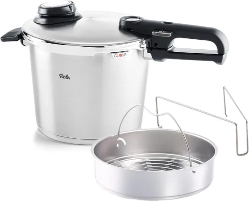 Miniatura 17 de Fissler Vitavit - Olla a presión prémium con inserto de vapor, 3.7 cuartos de galón Acero inoxidable