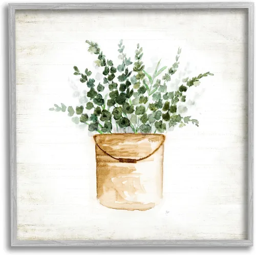 Miniatura 23 de Stupell Industries 'Country Jug Varied Flower Arrangement', Framed Giclee Art, White, 17 x 17 Inches, Easy to Hang and Sturdy, Made in USA, by Carol