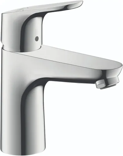hansgrohe Focus Modern 04371000 - Grifo de lavabo de baño de 1 manija y 1 7 pulgadas de alto, fácil de limpiar, cromado