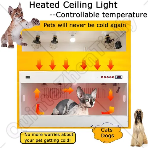 Miniatura 2 de Newborn Puppy Breeding Box,Cat Brooders Incubators,with Intelligent Heating,for Puppy Cat Care,Ensures Constant Temperature for Optimal Animal