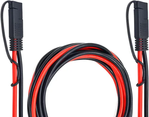 Miniatura 4 de Cable de extensión SAE de 10 pies 10 AWG SAE a SAE de desconexión rápida, cable de extensión de panel solar con adaptador de polaridad SAE inversa