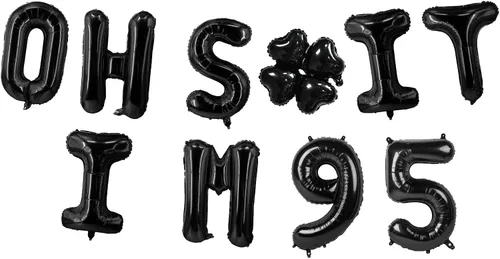 Miniatura 23 de Globos de látex de 16 pulgadas con texto en inglés "Oh I'm 14" Black Hallo Fourteen Cheers to 14 Years Old Theme Decor for Man Woman Happy 14th