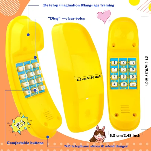Miniatura 2 de Swingset - Juguetes para teléfono con llave numérica para niños, parque infantil, casa del árbol, accesorios de gimnasio en la selva (amarillo)