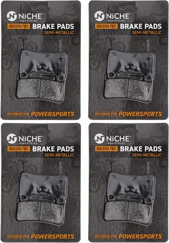 Miniatura 7 de NICHE Juego Pastillas de Freno para Honda CBR1000RR CBR600RR CBR600RA 06455-MEL-D22 06455-MEL-D23 Delanteras Semimetálicas