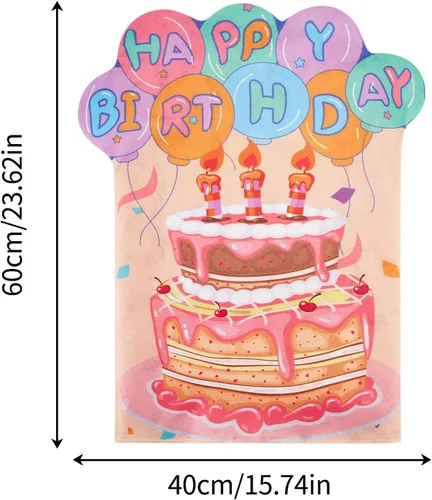 Miniatura 4 de BULINGNA 2 fundas para sillas de cumpleaños, fundas de asiento de cumpleaños para el aula, fundas para silla de pastel de cumpleaños, fundas