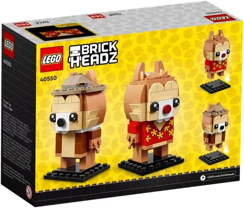 Miniatura 4 de LEGO BrickHeadz Chip y Dale, juego de construcción para niños, niños y niñas, a partir de 10 años (226 piezas)
