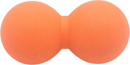 Miniatura 10 de Pelota de masaje dura en forma de maní, bola de masaje doble Lacrosse. Rodillo de masaje de tejido profundo y pelota de movilidad para terapia Negro