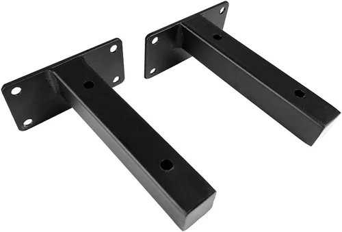 Miniatura 4 de Soporte de estante flotante oculto para montaje en pared, soportes ocultos para estanterías de hierro, muebles, cocina, oficina, estanterías