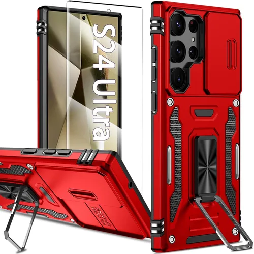 Miniatura 106 de Funda magnética para Samsung Galaxy Note 20 Ultra con soporte de anillo [con protector de pantalla] [Compatible con carga inalámbrica MagSafe] Funda