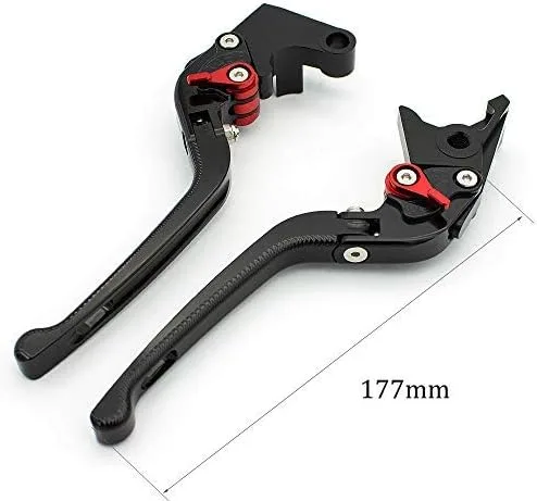 Miniatura 2 de FXCNC Palancas de embrague de freno compatibles con Z125 pro 15-2021, Z250SL 16-17, NINJA 300R Z300 2013-2018, 250R 08-12, VERSYS 300X 17-18, Ninja