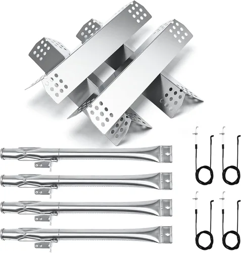 Miniatura 11 de bbq factory® Repuesto para Sunbeam Nexgrill Grill Master 720 – 0697 - Quemadores de acero inoxidable, placas térmicas.