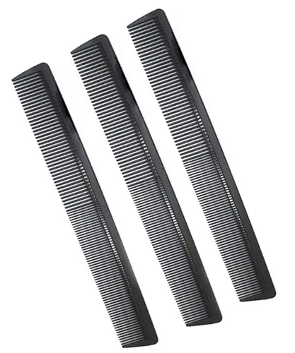 Miniatura 10 de 3 Peine para peinar, peine de cola para el cepillin para cabello fino y normal, peine de pelo para mujeres y hombres, 22.23 cm