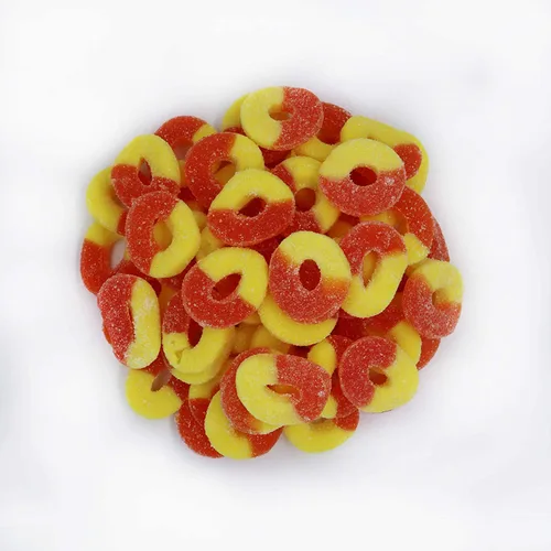 Miniatura 7 de Smarty Stop Gummy Ring Candy - Gomitas comestibles masticables con sabor a fruta (frambuesa azul, 1 libra (paquete de 1))